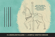 Carousel Photoshop Brush Collection, a Brush Add-On by Hues of Hodges (Thumbnail 3 of 9)