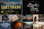 Huge Vintage Font Bundle, a Script Font by Larin Type Co. (Thumbnail 10 of 16)