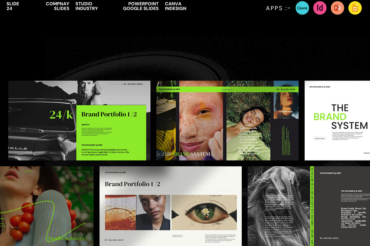 Oasis / Brand Portfolio Template, a Presentation Template by Studio Industry (Photo 10 of 10)
