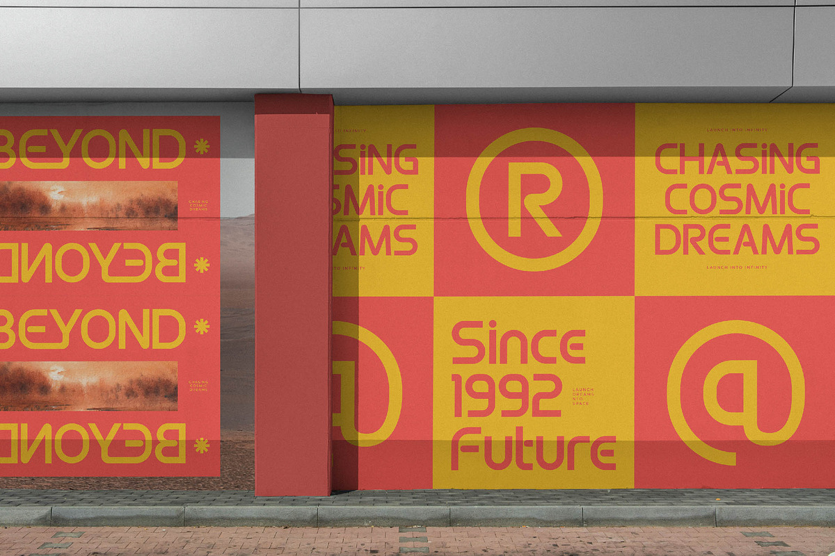 Burst Merch Futuristic Display Sans, a Sans Serif Font by timelesstype.co (Photo 3 of 15)