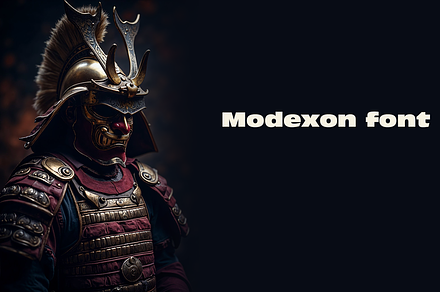 Modexon font-Regular-0122-25