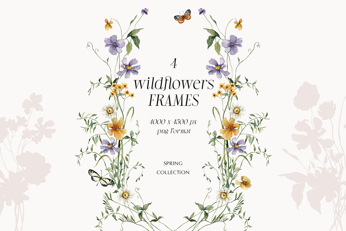 BLOOMING wildflowers of spring, a Seasonal Illustration by AleksaArt (Photo 11 of 13)