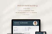 Actor Resume Template with Headshot, a Resume Template by OkiDocs Resume Templates (Thumbnail 3 of 11)