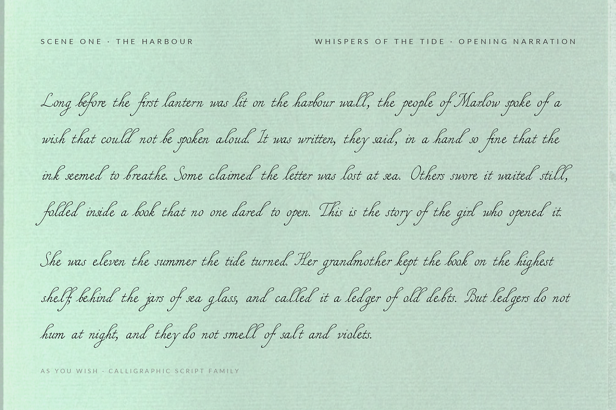 As you wish - Fonts, a Script Font by Lilithcollageart (Photo 13 of 14)