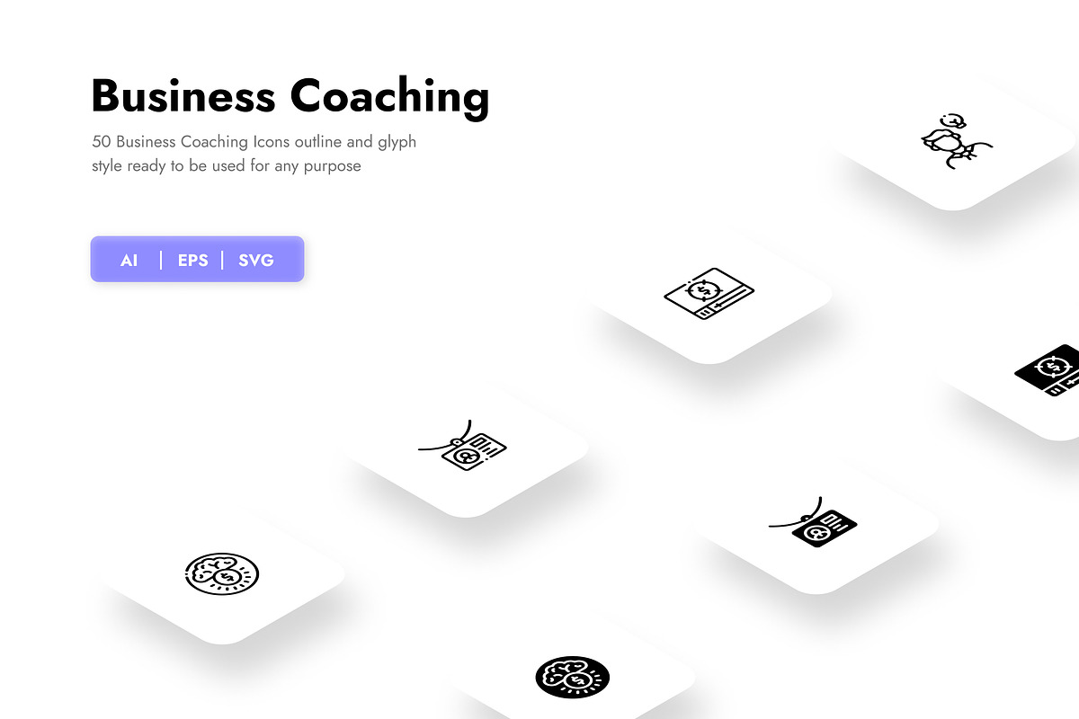 Business Coaching Icons, a Duotone Icon by HacaStudio (Photo 1 of 3)