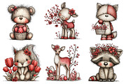 Woodland Easter Animals Clipart, an Illustration by designcity5 (Thumbnail 3 of 5)