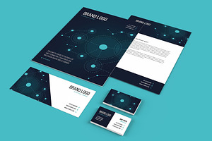 Tech Business Stationery Set