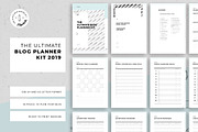 Ultimate Blog Planner Kit, a Stationery Template by Egotype (Thumbnail 1 of 12)