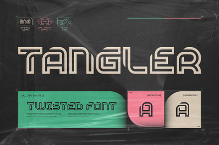 Tangler - Twisted Font