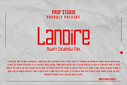 Lanoire - Thin Condensed Font, a Sans Serif Font by PROF STUDIO (Thumbnail 1 of 4)