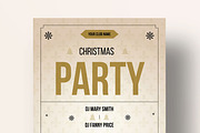 Christmas Party Invitation Templates, a Flyer Template by MightyDesign (Thumbnail 2 of 8)