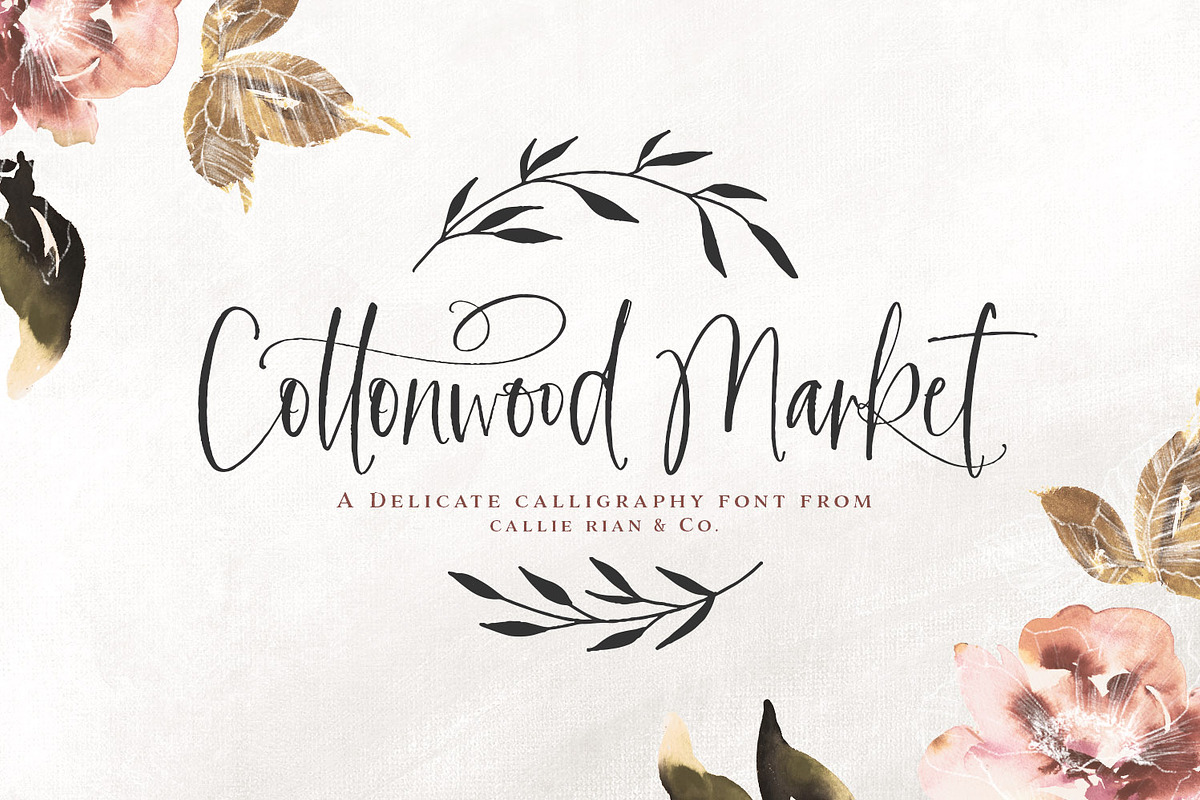 Cottonwood Market Typeface