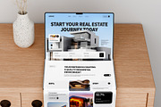 Long Scroll Extended Screen Mockup, a Product Mockup by SLAB! Design (Thumbnail 5 of 5)
