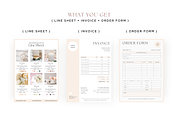 Wholesale Line Sheet Canva Template, a Flyer Template by Hellohastore (Thumbnail 4 of 11)