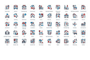 Real Estate Color Icons, a Duotone Icon by vectorstank (Thumbnail 3 of 3)