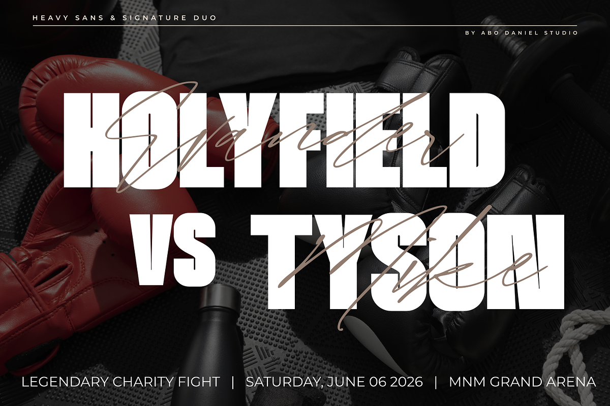 Yusiel, a Sans Serif Font by Abo Daniel Studio (Photo 9 of 13)