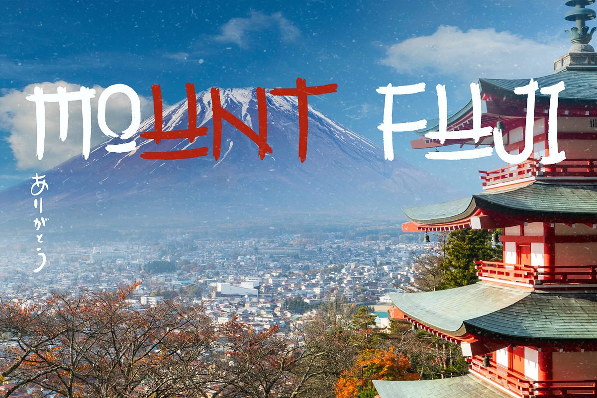 The Mukote – Japanese Brush Font, a Handwritten Font by Dm Studio (Photo 7 of 10)
