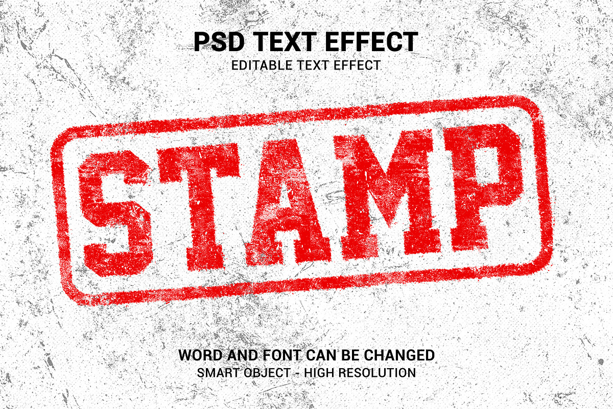 Rubber Stamp Editable Text Effect, a Layer Style Add-On by bdrobin (Photo 2 of 2)