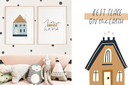 Cute houses and trees, a Decorative Illustration by Olia (Thumbnail 8 of 10)