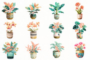 Spring Houseplants Clipart, an Illustration by Designworld (Thumbnail 4 of 5)