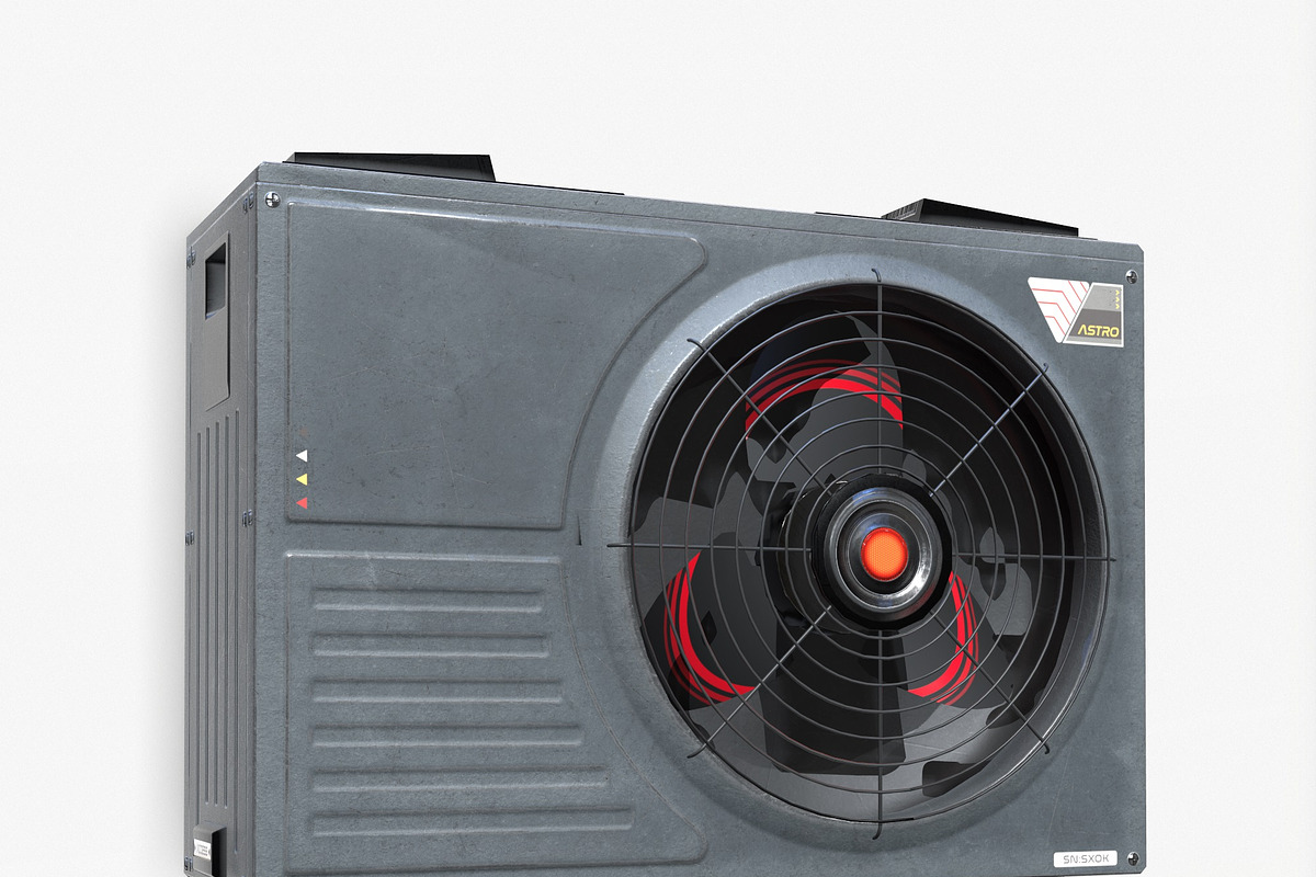 Sci-fi Air conditiong PBR, an Object 3D Model by Daniel Mikulik (Photo 11 of 20)