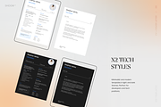 Modern Resume Bundle: 10 PRO Themes, a Resume Template by SHOOM HOUSE (Thumbnail 4 of 13)
