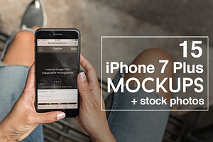15 iPhone 7 Plus Real Photo Mockups