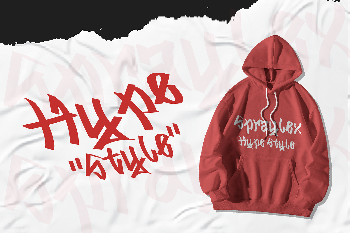 Spraylex Graffiti Font, a Blackletter Font by Glowin_studio (Photo 3 of 3)