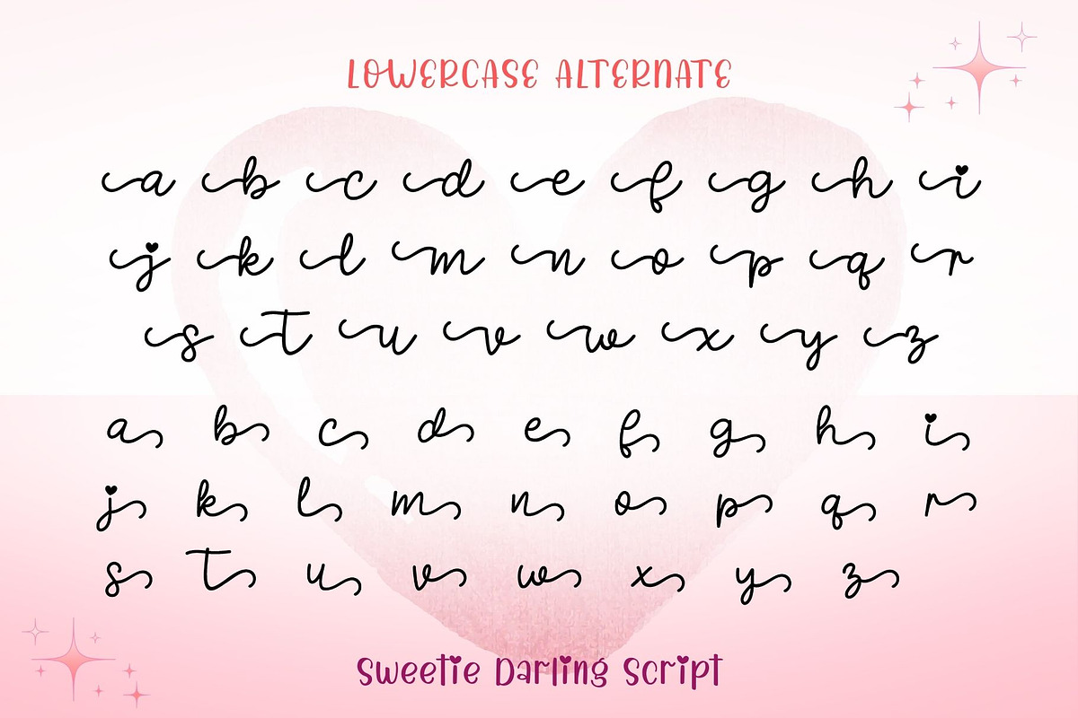 Sweetie Darling Font Duo, a Handwritten Font by AnningArts (Photo 9 of 9)