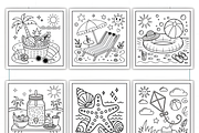Summer Fun Coloring Book Kids, a Seasonal Illustration by Design Station (Thumbnail 3 of 4)
