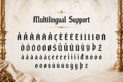 Aurelis - Luxury Gothic Display Font, a Blackletter Font by overlaytemplates (Thumbnail 5 of 5)