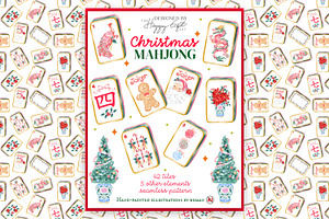 Chinoiserie Christmas Mahjong