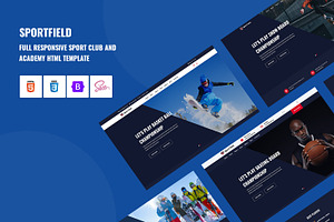 Sport Club And Academy HTML Template