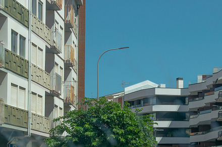 Braganca modern urban exterior scene, portugal
