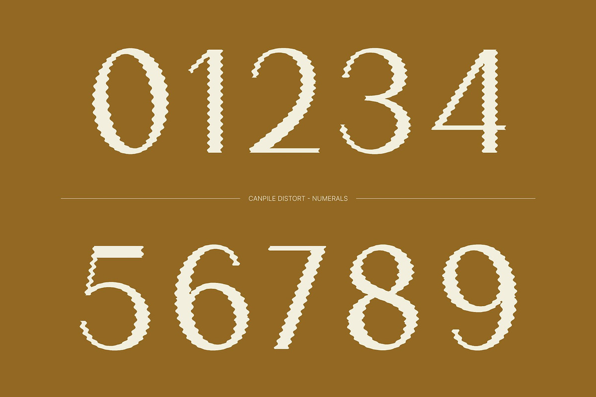 Canpile Distort, a Sans Serif Font by Craft Supply Co. (Photo 6 of 8)
