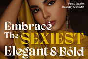 Briangel Exotic Serif Font, a Serif Font by RantautypeStudio (Thumbnail 11 of 17)