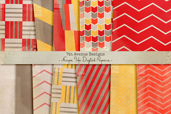 Shape Up Digital Papers