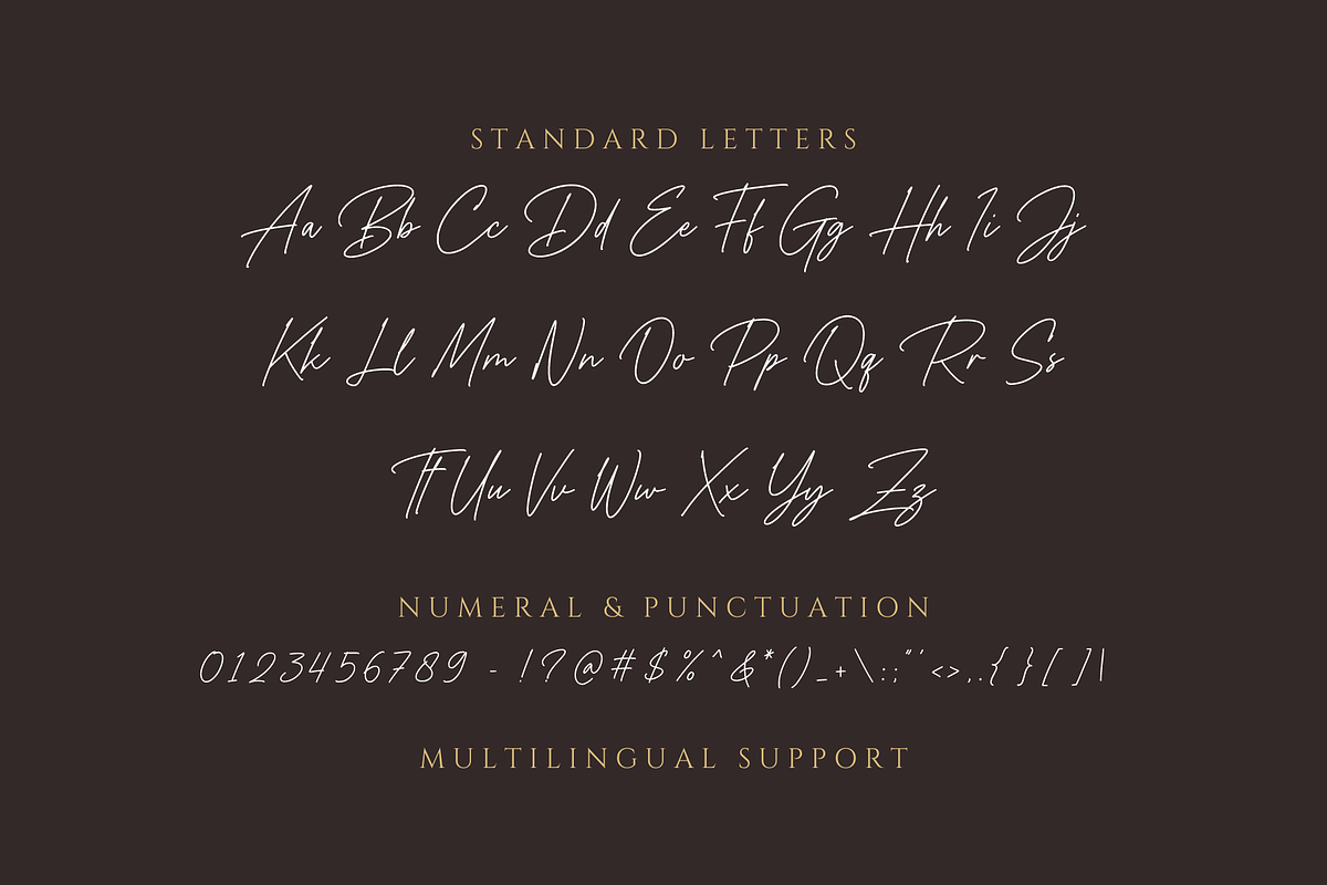 handsta signature - handwritten font, a Script Font by Nirmana Visual (Photo 5 of 6)