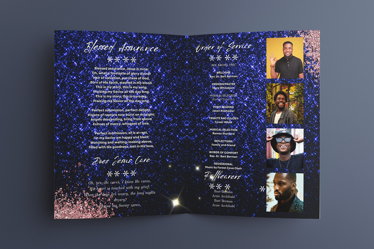 funeral program template, a Templates & Theme by iloveTemplate