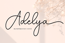 Adelya | Script Font
