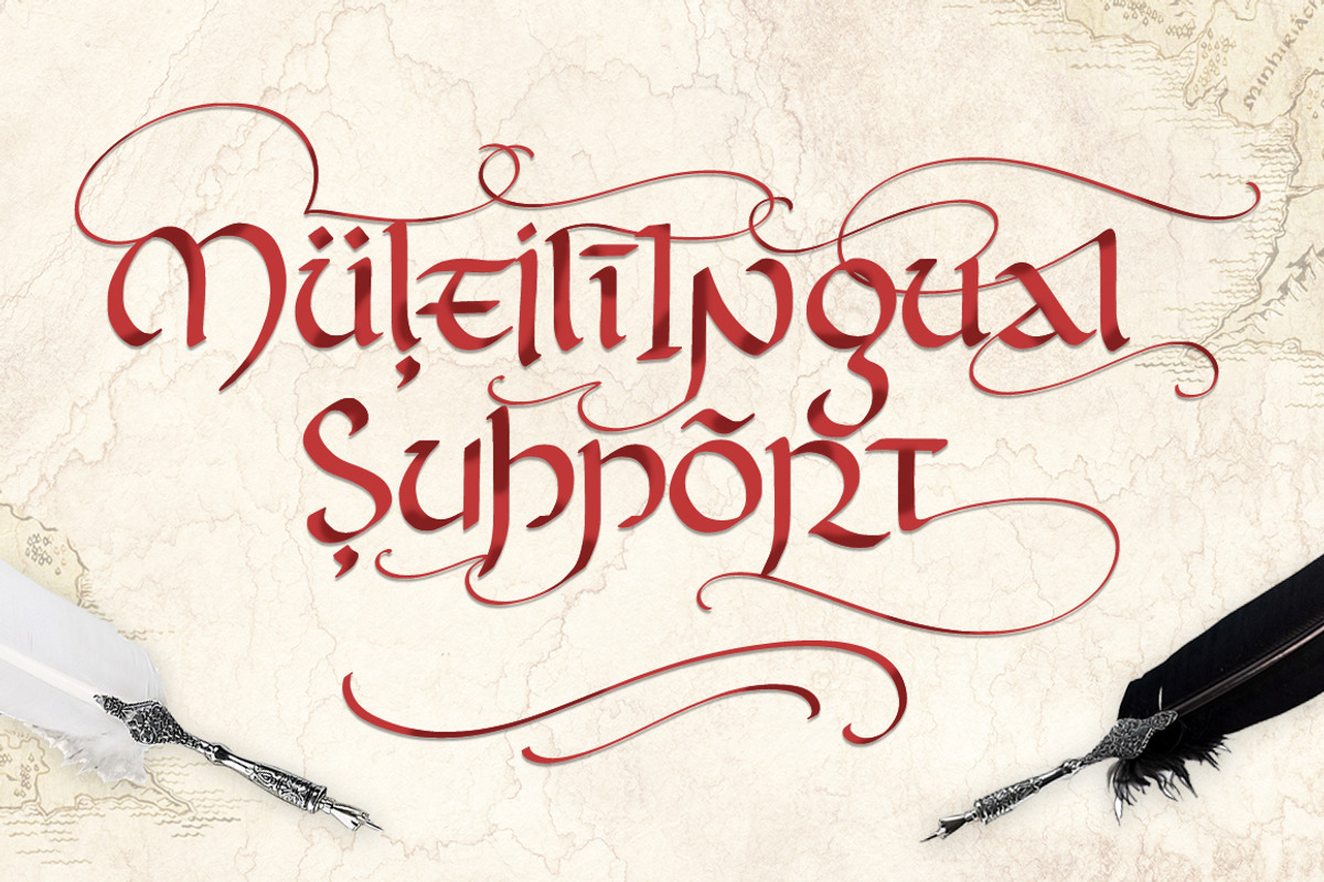 Rivendell. The full of magic font. preview 6