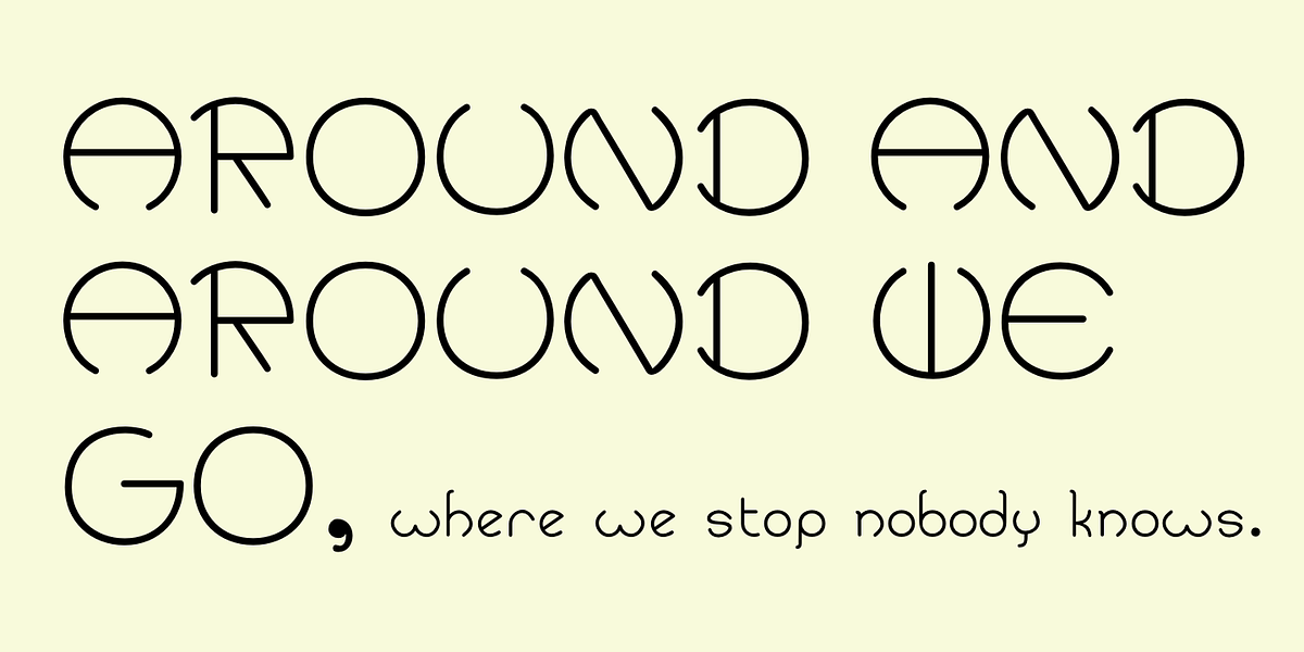 Zirkle, a Font by Ingrimayne Type (Photo 9 of 9)
