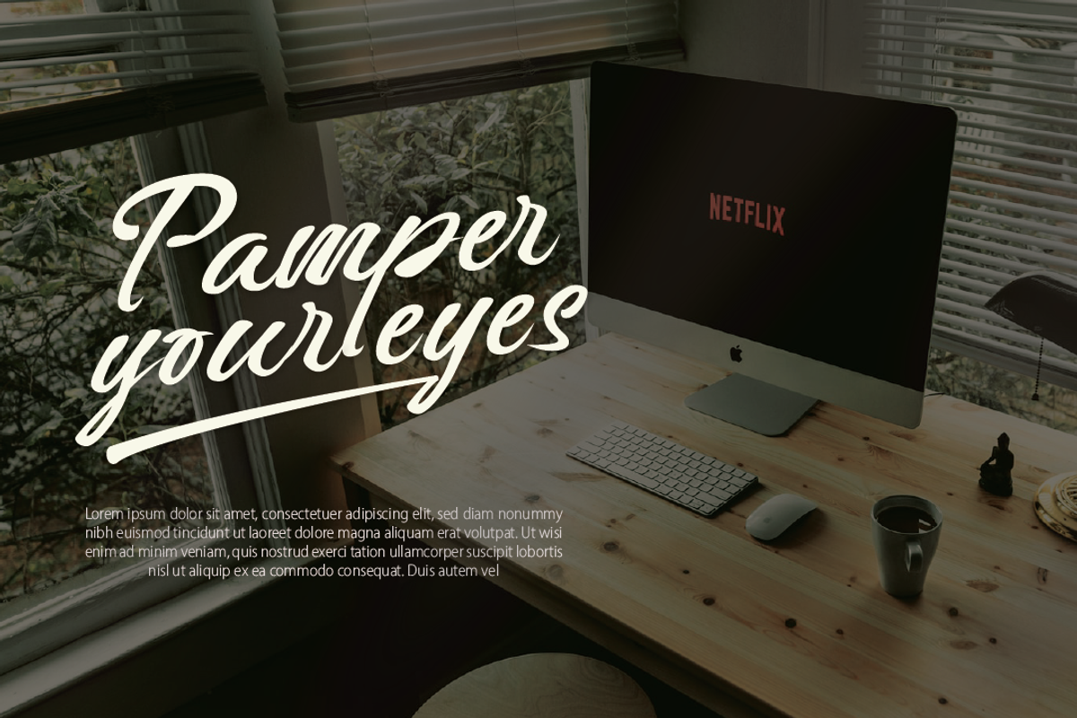Lazy Monday - Modern Script, a Script Font by asdstudio (Photo 4 of 9)