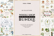 WHOLE SHOP graphic bundle, an Animal Illustration by long summer (Thumbnail 1 of 37)