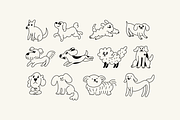 Pets and mascots, vector elements, a Graphic by venimo (Thumbnail 4 of 13)