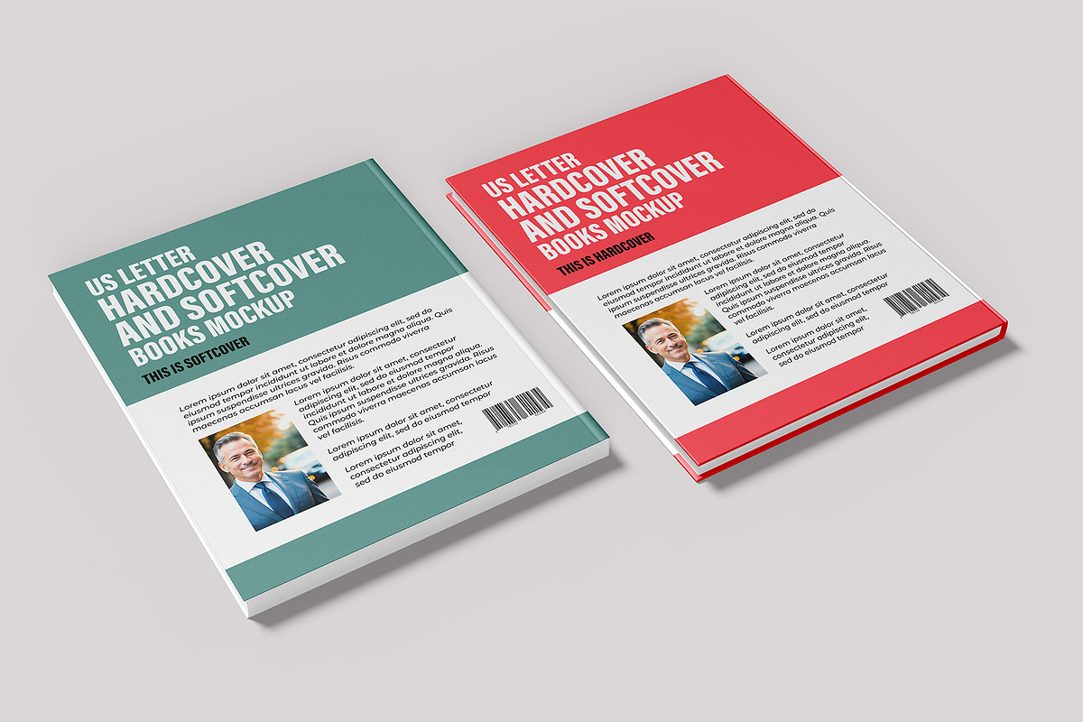 Hardcover and Softcover Books Mockup, a Books & Magazine Mockup by Illusiongraphic (Photo 6 of 22)
