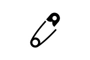 Safety Pin Vector Silhouette Bundle, an Illustration by Designs_River (Thumbnail 9 of 20)