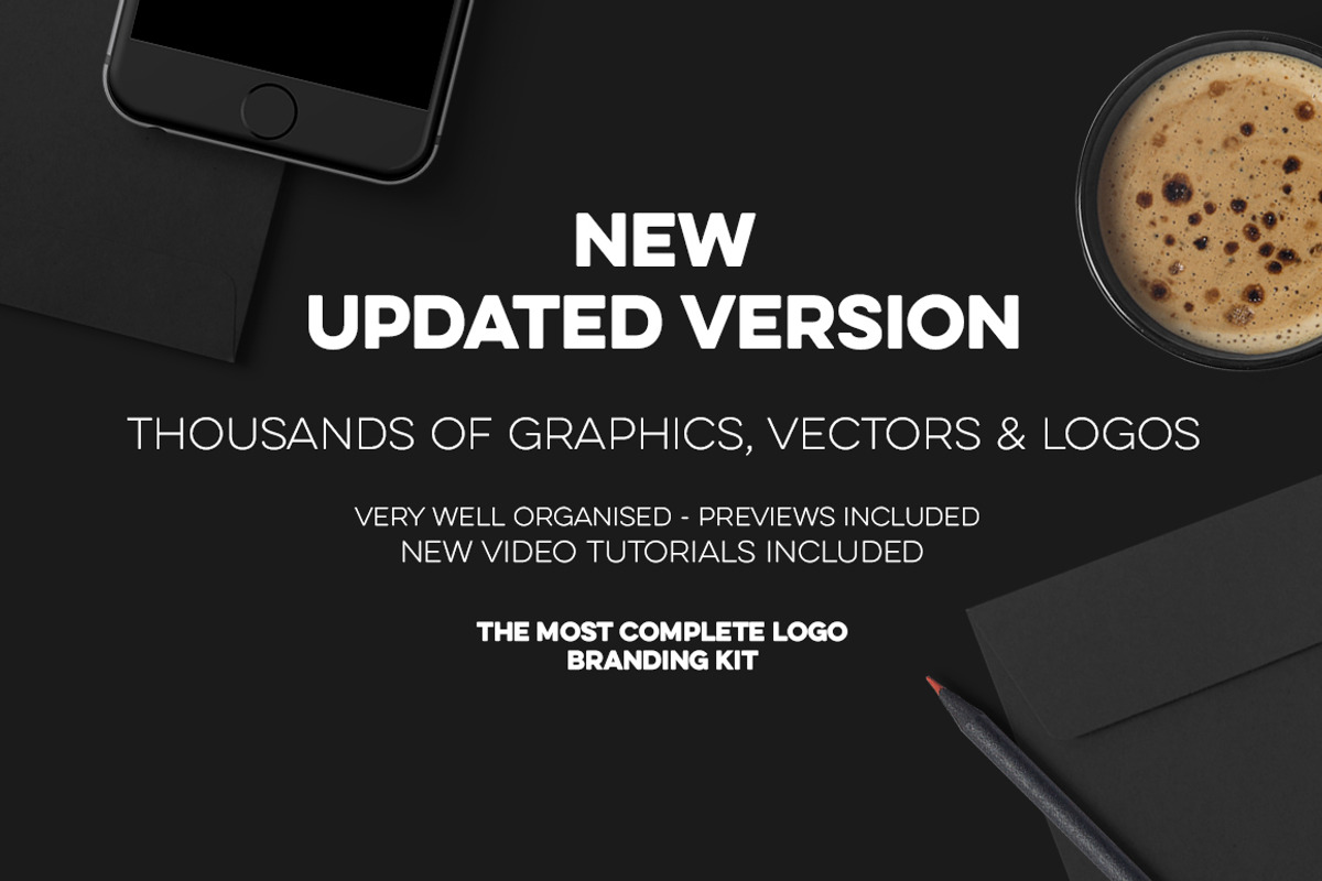 The Best Logo Creation Kit Bundle, a Branding & Logo Template by Graphicdome (Photo 2 of 145)