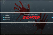 Retro-wave 80's YouTube Banner set, a Social Media Template by Midgardians (Thumbnail 3 of 7)
