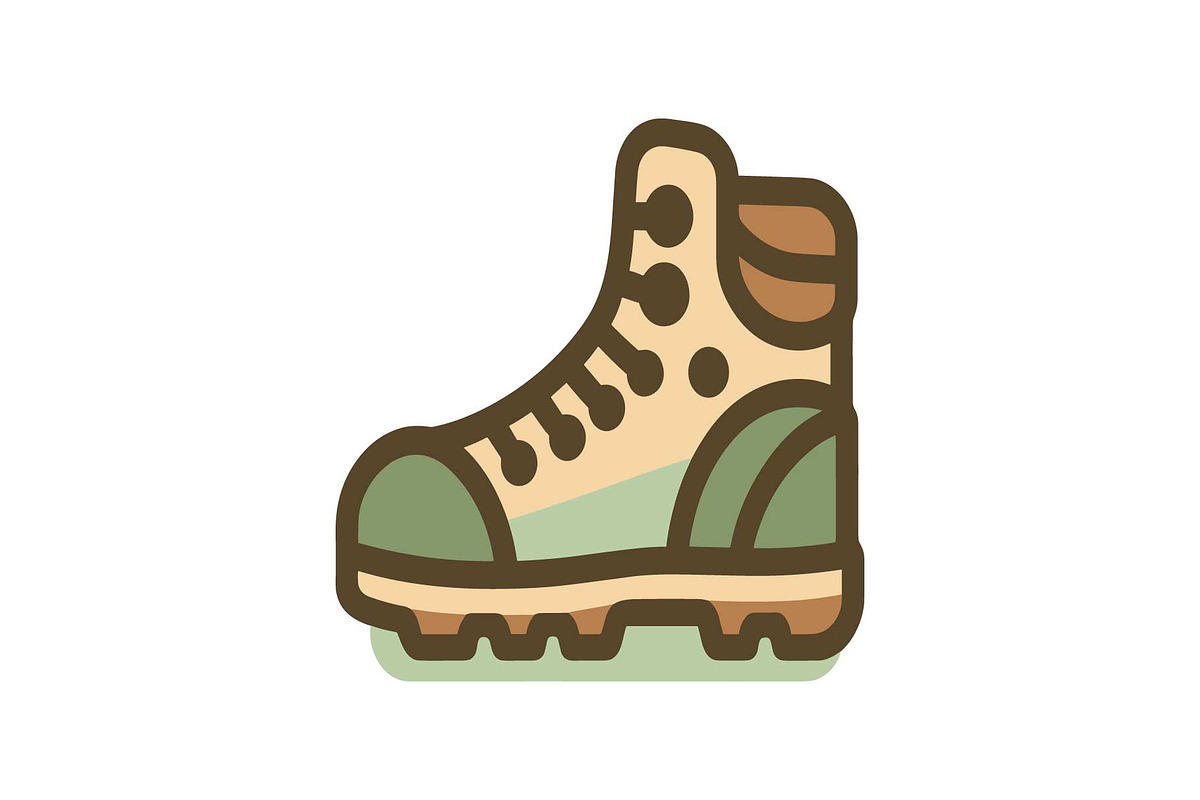 Adventure Hiking Bag Icons, an Object Graphic by yasushie (Photo 6 of 16)